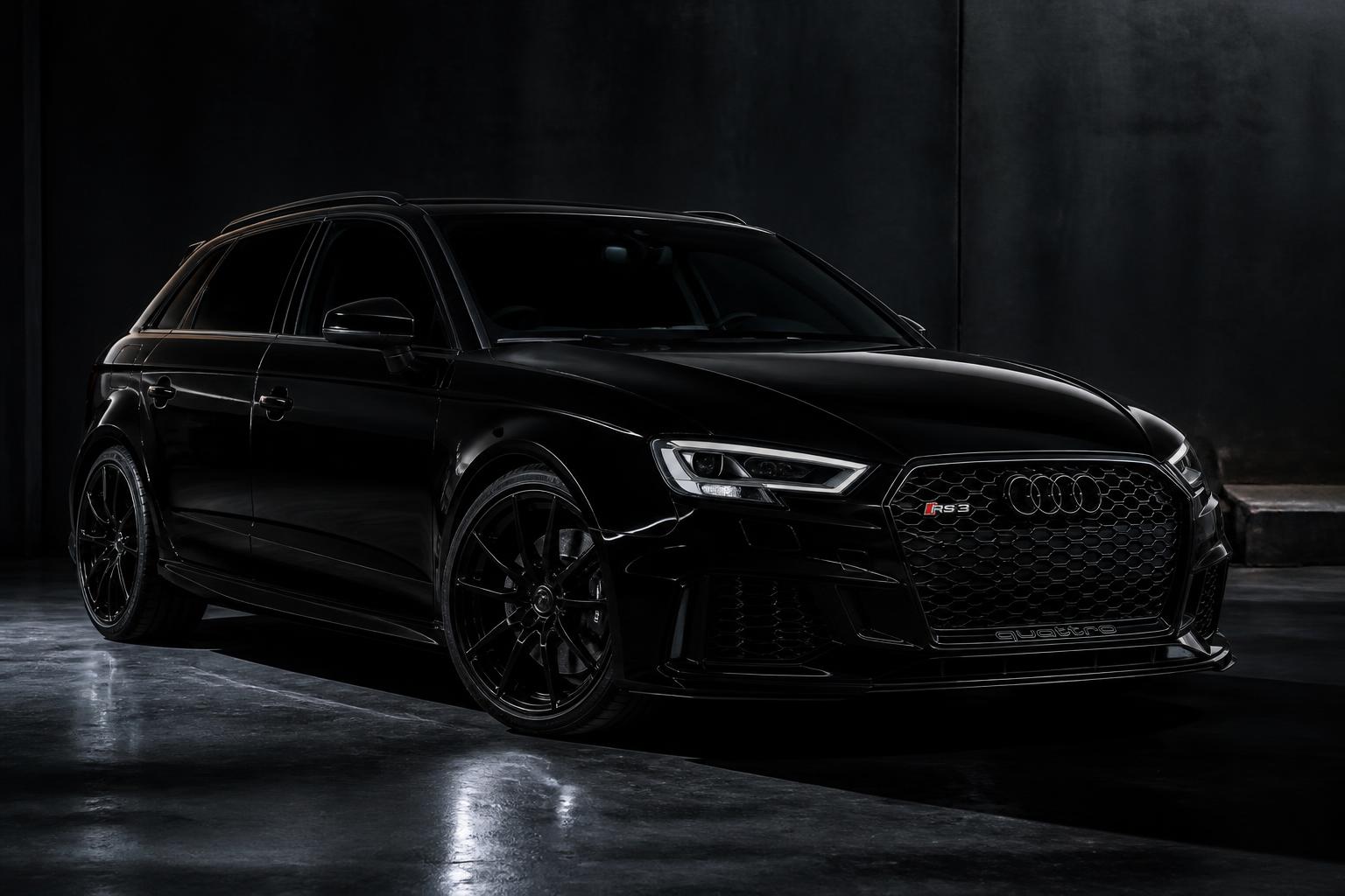 Audi RS3 available to rent from PCR Premium Car Rentals
